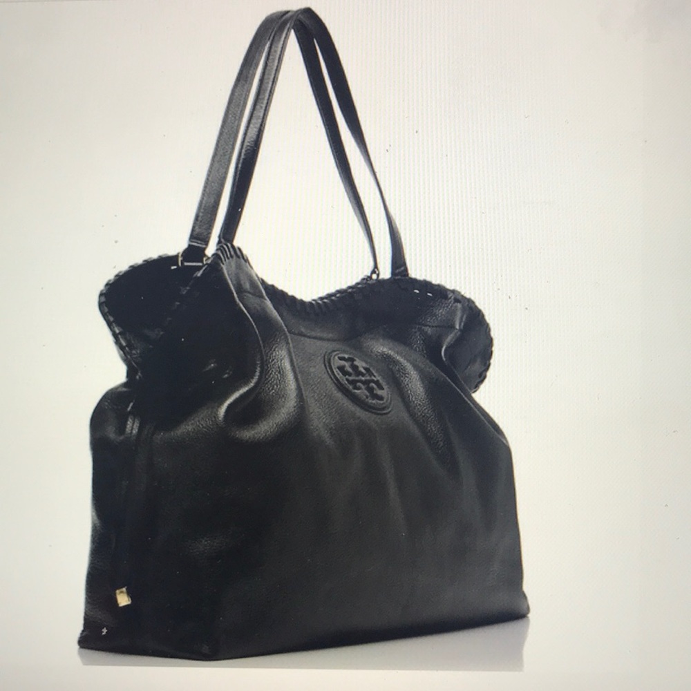 Tory Burch Leather Slouchy Marion Tote
